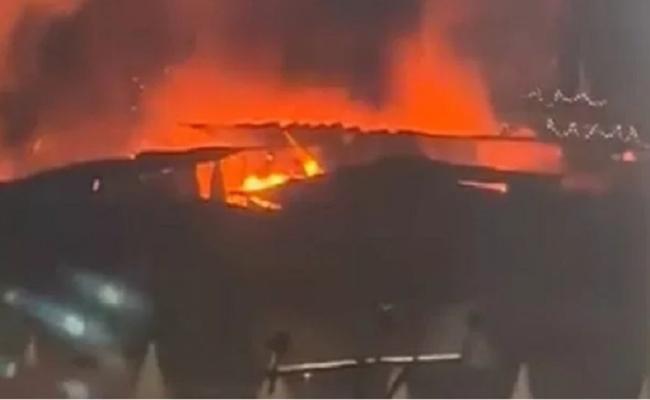 अंतरराष्ट्रीय कुल्लू दशहरा उत्सव के पंडाल पर लगी आग, 13 टेंट और पांच दुकानें राख