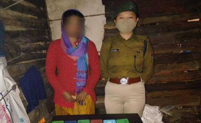 शिलांग में ड्रग्स के साथ महिला तस्कर गिरफ्तार