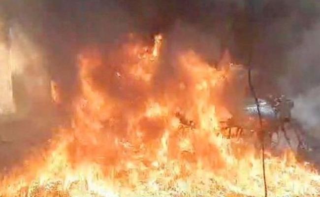 हैदराबाद के नामपल्ली बाजारघाट में आग से नौ लोगों की मौत