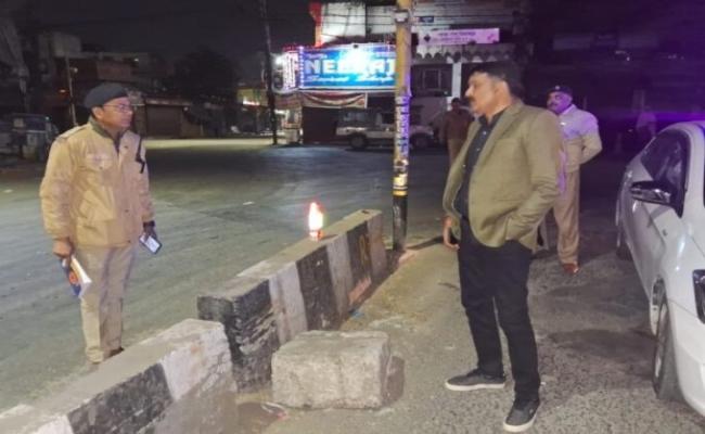 एसएसपी ने बैरियर में कमी पाये जाने पर प्रभारी को किया सस्पेंड