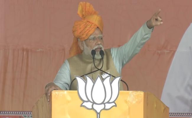 कांग्रेस भ्रष्टाचार, तुष्टिकरण और परिवारवाद जैसी तीन बुराइयों का प्रतीक : मोदी