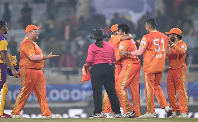 एलएलसी : गुजरात जाएंट्स ने भीलवाड़ा किंग्स तीन रनों से हराया, बेकार गई जीत सिमंस की तूफानी पारी