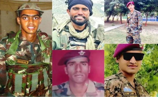 राजौरी मुठभेड़ में पांच बलिदानियों को जम्मू के सैन्य अस्पताल में श्रद्धांजलि दी गई