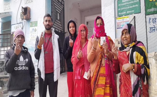 राजस्थान में सुबह 9 बजे तक 9.77 फीसदी मतदान
