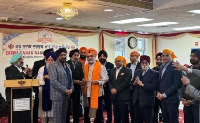 सिख ऑफ अमेरिका संस्था ने की भारत के राजदूत संधू के साथ धक्का-मुक्की की निंदा