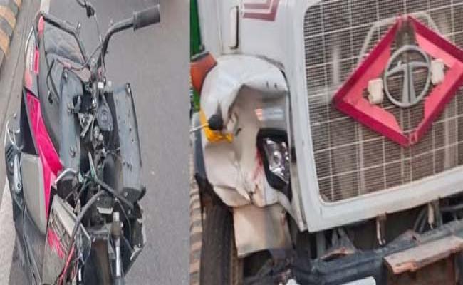 परेल में बाइक और ट्रक की टक्कर, दो महिलाओं समेत 3 की मौत