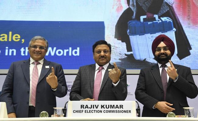 देश में 19 अप्रैल से एक जून तक सात चरणों में होंगे लोकसभा चुनाव, चार जून को नतीजे