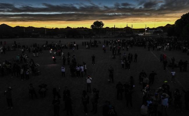 मैक्सिको में सबसे पहले दिखा सूर्यग्रहण, 4 मिनट 11 सेकंड के लिए छा गया अंधेरा