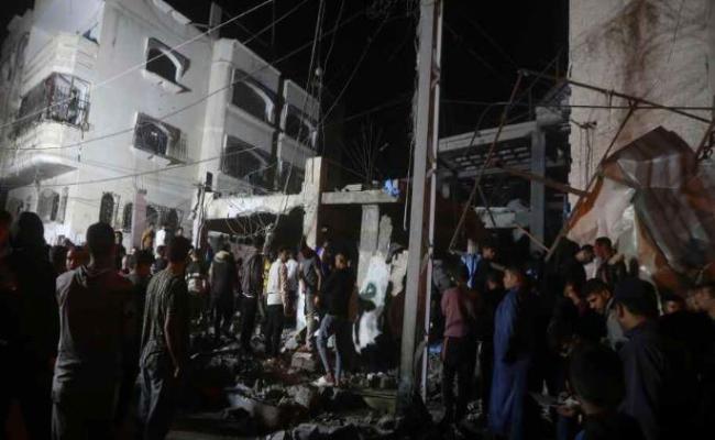गाजा के दक्षिणी शहर रफह में इजराइल के हमलों में 22 लोगों की मौत