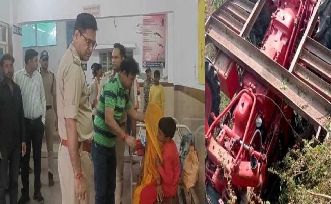 मध्य प्रदेश के दतिया में श्रद्धालुओं से भरी ट्रैक्टर ट्रॉली पुल से गिरी, पांच की मौत, 35 घायल