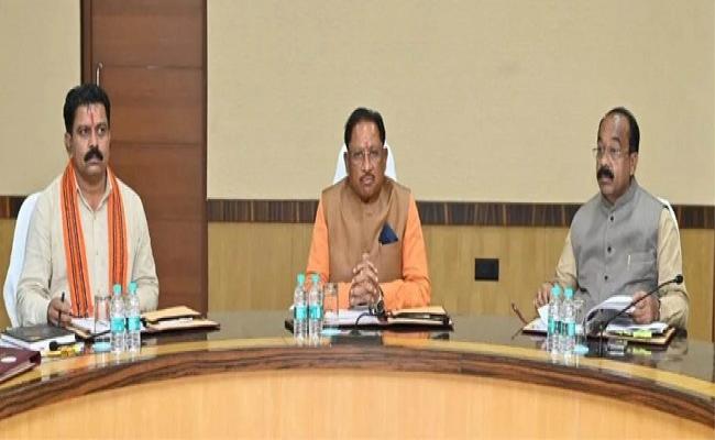 रायपुर : सीएम साय कैबिनेट की बैठक आज दाेपहर 3 बजे