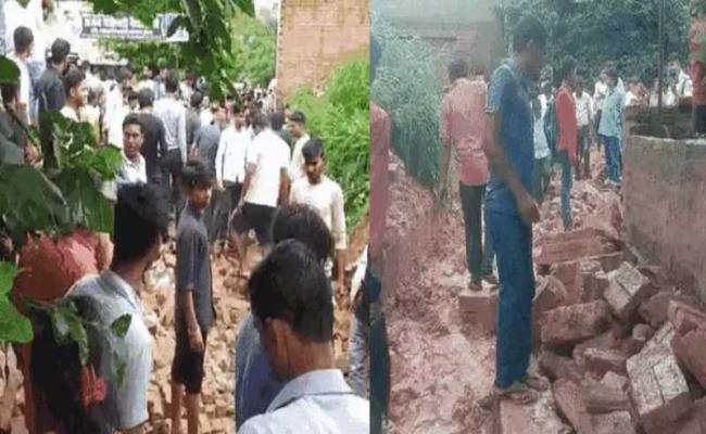 रीवाः स्कूल से घर लौट रहे बच्चों पर गिरी दीवार, मलबे में दबने से महिला समेत पांच की मौत