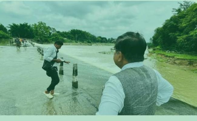 डीवीसी के पानी छोड़ने से हावड़ा में बाढ़ के आसार, बर्दवान में हजारों घर क्षतिग्रस्त
