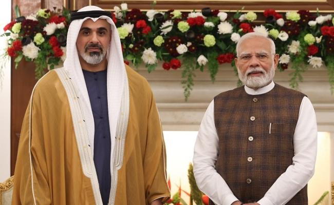 प्रधानमंत्री और क्राउन प्रिंस के बीच भारत-यूएई संबंधों पर हुई वार्ता