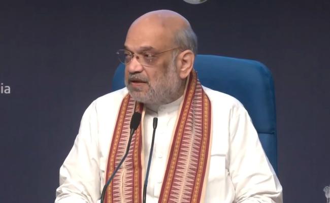 अमित शाह ने मोदी सरकार के 100 दिन के कार्यकाल का ब्यौरा पेश किया