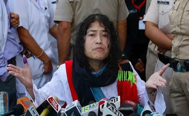 इरोम शर्मिला ने मणिपुर में राष्ट्रपति शासन पर उठाया सवाल