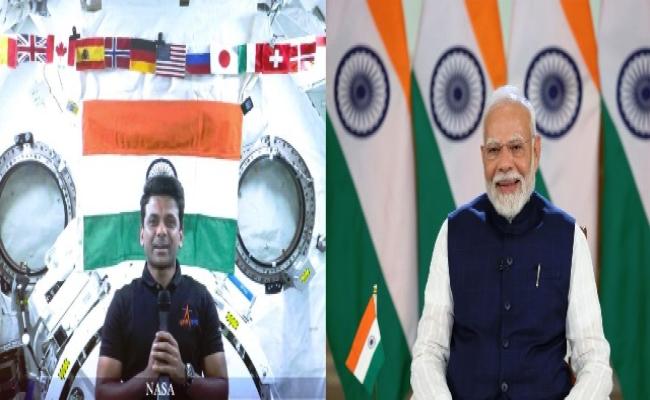 प्रधानमंत्री ने शुभांशु शुक्ला से की बात, बोले- अंतरिक्ष में भारत का परचम लहराने के लिए शुभकामनाएं