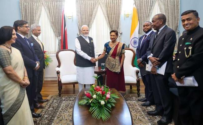भारत-त्रिनिदाद और टोबैगो के बीच छह समझौते, भारतीय मूल की छठी पीढ़ी तक मिलेगा ओसीआई कार्ड