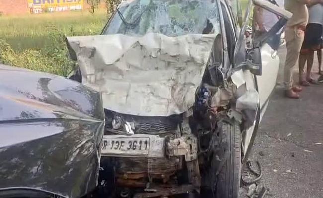 हरियाणा में दो कारों की टक्कर में पांच लोगों की मौत