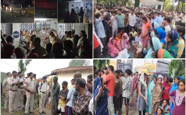 युवक की मौत से भड़का आक्रोश, थाने के सामने सड़क पर शव रख ग्रामीणों का हंगामा