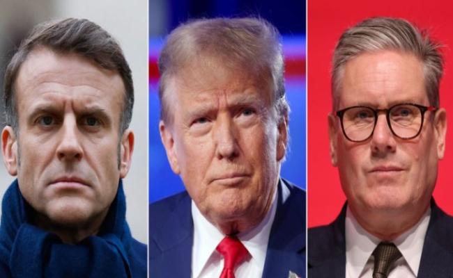 यूक्रेन संकट पर ट्रंप से फ्रांस, जर्मनी और ब्रिटेन के शीर्ष नेताओं की संयुक्त बातचीत तेज