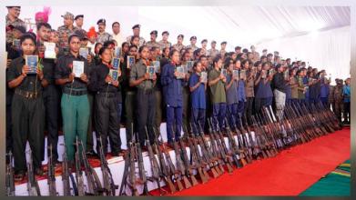 ​छत्तीसगढ़ के जगदलपुर में आत्मसमर्पण करने वाले 210 माओवादी कैडराें पर था 9 करोड़ 18 लाख का इनाम