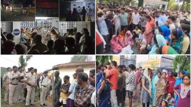 युवक की मौत से भड़का आक्रोश, थाने के सामने सड़क पर शव रख ग्रामीणों का हंगामा