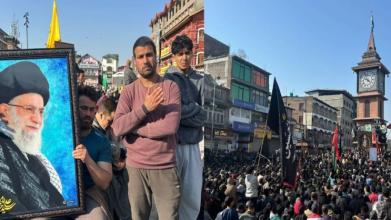 ईरान के सर्वोच्च नेता अली खामेनेई की हत्या के विरोध में कश्मीर में हुए प्रदर्शनों के बाद लगाए गए प्रतिबंध