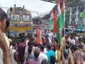 न्यू कूचबिहार स्टेशन पर वंदे भारत एक्सप्रेस ट्रेन के ठहराव की मांग पर तृणमूल का प्रदर्शन, रोका ट्रेन