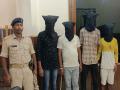 मोतिहारी में चरस-हथियार समेत चार अपराधी गिरफ्तार