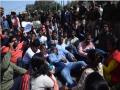 भाजपा प्रदेश कार्यालय पर 69000 शिक्षक भर्ती के अभ्यर्थियों ने किया प्रदर्शन